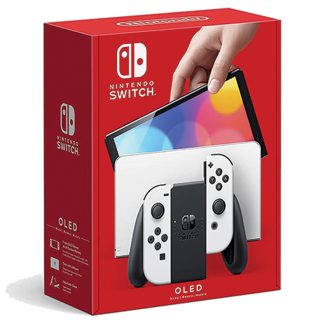 Nintendo Switch OLED Neon Joy-Con Console – White