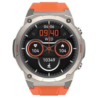 HiFuture FutureGo Mix2 AMOLED Wireless Calling Smartwatch – Orange