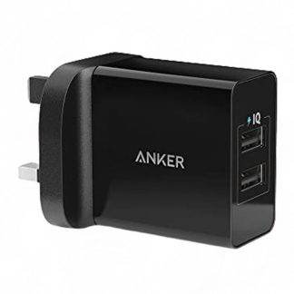 Anker 24W 2-Port USB With Micro USB Cable – Black