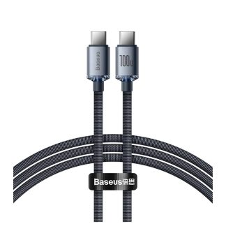 Baseus Crystal Shine Series 100W Fast Charging Type-C to Type-C Cable 2M