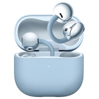 HUAWEI FreeClip 2 Wireless Earbuds – Blue (10.8mm Dual-Diaphragm Driver | Bluetooth 6.0 | IP57 Water Resistance | 9 Hours Playback | Pop-Up Pairing | USB Type-C Charging (HUAWEI FreeClip 2 Transparent Case)