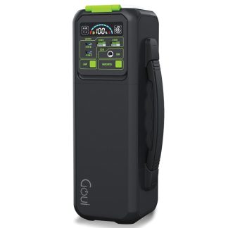 GOUI Beast Power Station 200W Portable Power Station – Black (LED Flashlight | Compact & Reliable Emergency Backup Power for Home, Outdoor, and Travel Use)