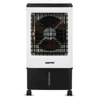 Geepas GAC9576 Air Cooler | 20L Water Tank | 80W Power | 3 Wind Speeds | 2000 m³/h Airflow | 4 Dry Ice Boxes | Automatic Swing | Manual Adjustment
