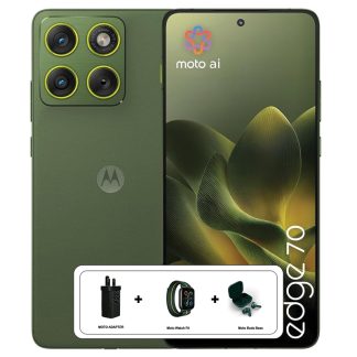 Motorola Moto Edge 70 5G 12GB 512GB – Pantone Bronze Green (Moto Buds + Moto Watch Fit + 68W Charger)