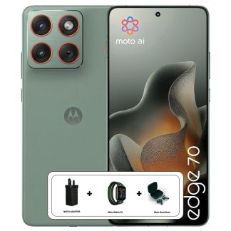 Motorola Moto Edge 70 5G 12GB 512GB – Pantone Lily Pad (Moto Buds + Moto Watch Fit + 68W Charger)