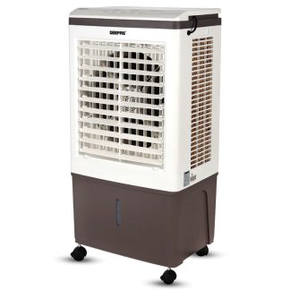 Geepas GAC9433 Digital Air Cooler | 45L Large Water Tank | 150W Power | Ice Box Technology | 3 Wind Speeds | 7.5-Hour Timer | Remote Control | 2 Years Warranty