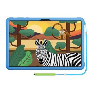 HONOR Pad X8b Kids Edition WiFi Tablet | 11 Inch TFT LCD Display | 4GB RAM 128GB ROM | Parental Guidance | 10100 mAh Battery – Space Grey with Sky Blue Kids Cover
