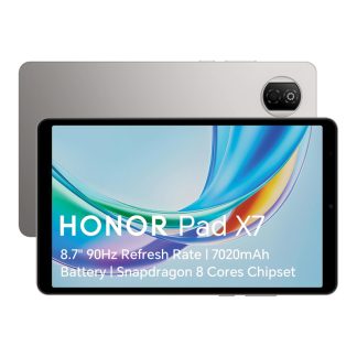 HONOR Pad X7 WIFI | Tablet | 8.7 inch IPS LCD Display | 4GB RAM 128GB ROM | Qualcomm Snapdragon 680 Processor | Up to 90Hz Refresh Rate | 7020mAh – Grey