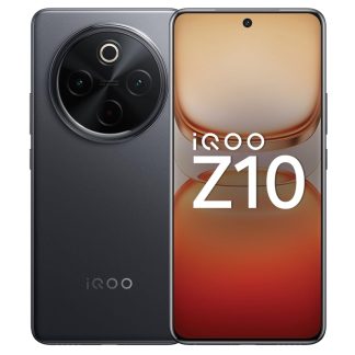 iQOO Z10 5G 12GB 256GB – Stellar Black (Snapdragon 7s Gen 3 Processor / Brightest Quad Curved AMOLED Display / 50 MP Sony IMX882 AI)