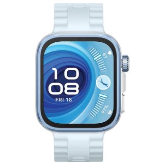 Huawei Watch Fit 4 Pro – Blue | 1.82 inch Square AMOLED display | 10 Days Battery Life | 5ATM Water Resistant | 100 Fitness Modes | Blue Fluoroelastomer Strap (+Extra Strap)