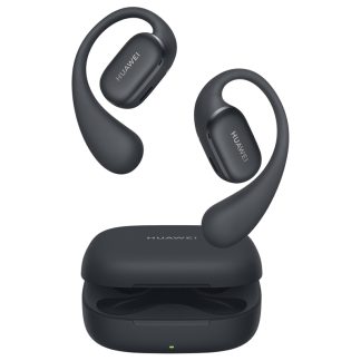 HUAWEI FreeArc – Black (Secure Fit and Comfort / IP57 Water Resistance / Dynamic Bass / 28 Hours Playtime / Sports Earphones / Headset for Running Workout Driving / iOS & Android) – (Huawei Sports Gift Box)