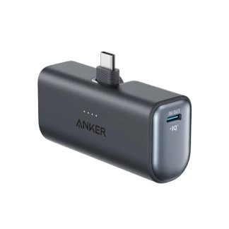 Anker Nano Powerbank 5000mAh 22.5W with Built in USB-C Connector | Black – A1653H11