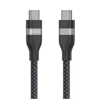 Anker USB-C to USB-C Cable | 240 W | Upcycled-Braided | 3ft | Black – A82E2H11