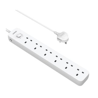 Anker 6 AC outlet Power Strip 6 in 1 Charging Station | White – A91F3K21