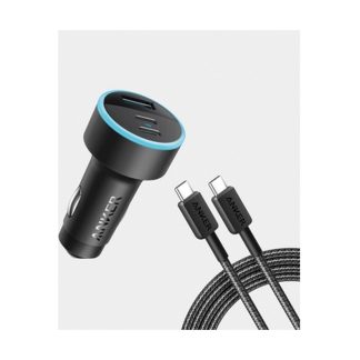 Anker 335 Car Charger 67W with USB-C to USB-C Cable | Black – B2736H11