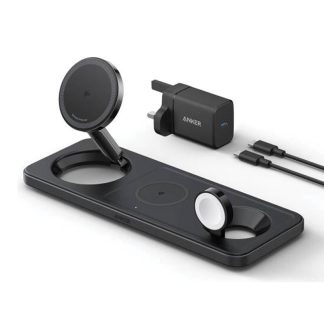 Anker MagGo Wireless Charging Station 15W, Foldable 3 in 1 Pad – B25M1211