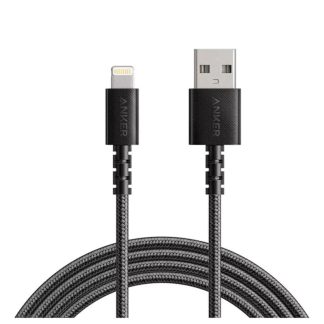 Anker PowerLine Select+ USB-A To Lightning Nylon Cable 1.8m – Black (A8013H)