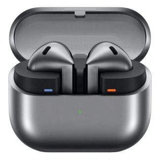 Samsung Galaxy Buds 3 – Silver (30 Hours Playtime / ANC / IP57 Water Resistance)