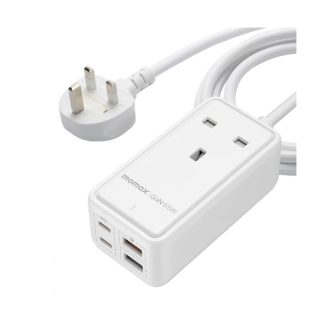 Momax Oneplug 65W Gan Extension Cord With Usb