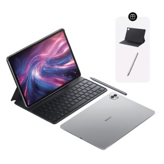 HONOR Pad 10 WiFi (Papermatte Edition) | 8GB 256GB | 12.1 inches TFT LCD (IPS) | Snapdragon 7 Gen 3 | Up to 120Hz Refresh Rate | 10100mAh – Grey (HONOR Smart Keyboard + HONOR CHOICE Pencil)