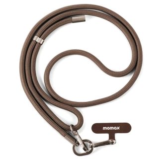 MOMAX Cord Crossbody Phone Strap – Adjustable 770mm – SR39L2 – Sandstone