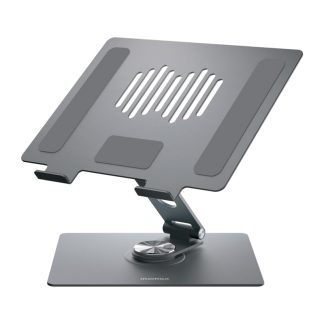 MOMAX Fold Stand 360° Rotatable Laptop & Tablet Stand – Up to 17″ – 10kg – KH10E – Space Grey