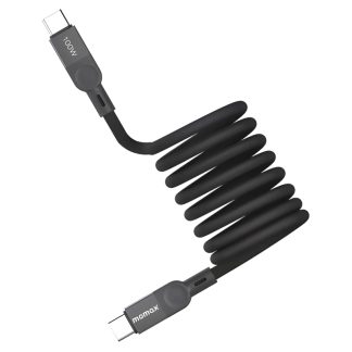 MOMAX Mag.Link Magnetic USB-C to USB-C Cable – 100W – 2m – DC36D – Black