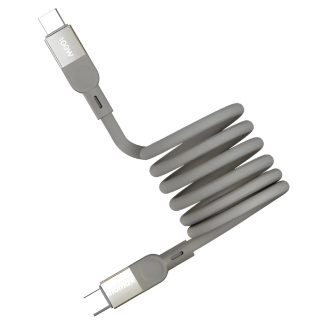 MOMAX Mag.Link 100W Magnetic USB-C to USB-C Cable – 1m – DC35L – Titanium
