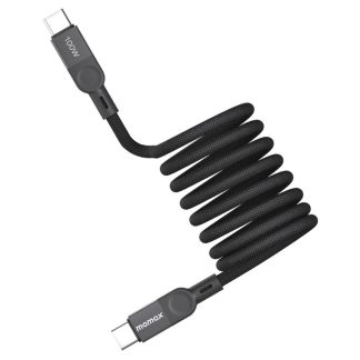 MOMAX Mag.Link 100W Magnetic USB-C to USB-C Cable – 1m – DC35D – Black