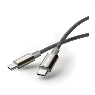 MOMAX Elite 60W USB-C to USB-C Braided Cable – 1.5m – DC30L – Titanium