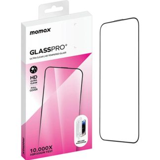 MOMAX 3D Fully Covered Glass Clear – iPhone 18 Pro / iPhone 17 Pro 6.3″