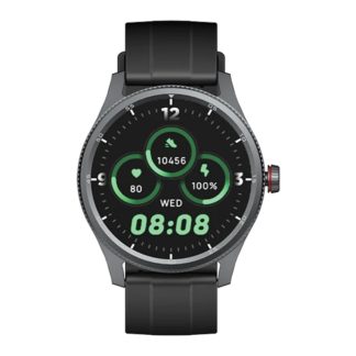 MOMAX 1-Wear Smart Watch Round – Black