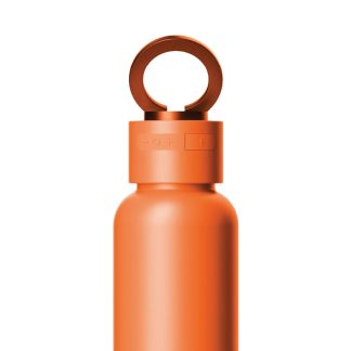 MOMAX 1-Vibe Bottle Magnetic Wireless Speaker Flask | 750ml | 3W Speaker | IPX7 | Solar Orange