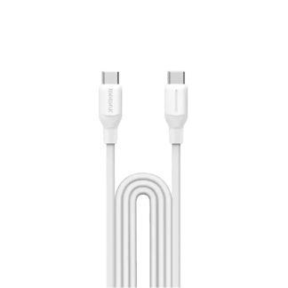 MOMAX 1-Link Flow USB-C to USB-C Cable | 60W PD | 1.2m | White