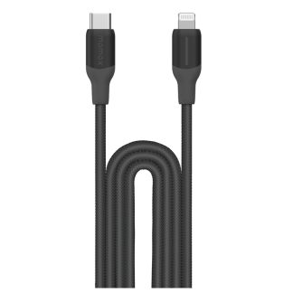 MOMAX 1-Link Flow CL+ 30W USB-C to Lightning Cable – 2m – DL55D – Black