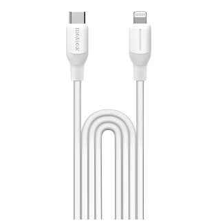 MOMAX 1-Link Flow CL 30W USB-C to Lightning Cable – 1.2m – DL53W – White