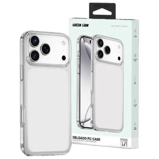 Green Lion Delgado PC Case for Apple iPhone 17 Pro Max | Anti Fingerprint | Anti Scratch | Slim Fit | Camera Protection | Ultra HD Clarity