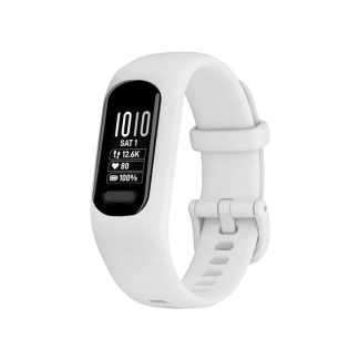 Garmin vívosmart® 5 | Fitness Activity Tracker | OLED Touchscreen | Pulse Ox | Heart Rate | Sleep Tracking | 5 ATM | White | S/M | EMEA | 010-02645-11