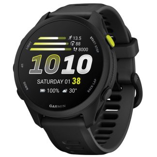 Garmin Forerunner® 70 GPS Running Smartwatch | 1.2-inch AMOLED Display | Black | Worldwide | 5 ATM | Up to 13 Days Battery | 010-04307-00