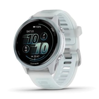 Garmin Forerunner® 570 GPS Running Smartwatch | 42mm | Wi-Fi | AMOLED Display | Bone/Raspberry/Mango | Silicone Band | Worldwide | 010-02970-02