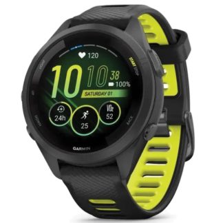 Garmin Forerunner 165 GPS Running Smartwatch | AMOLED | Black/Slate Gray | Heart Rate & GPS Tracking | Up to 11 Days Battery | 010-02863-20