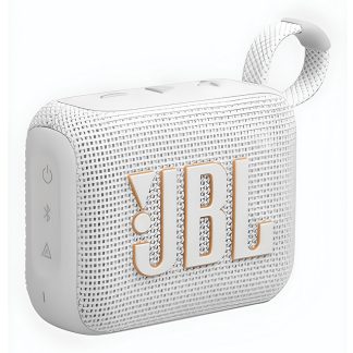 JBL Go 4 Portable Wireless Speaker – White