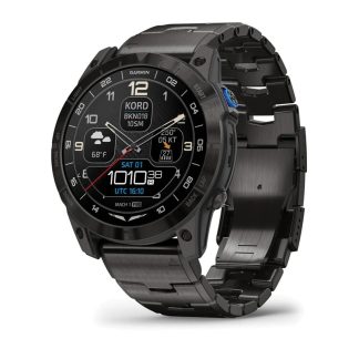 Garmin D2 Mach 1 Pro Aviator Smartwatch | 51mm | Sapphire Crystal | Carbon Gray DLC Titanium | Titanium Band | EMEA | 010-02804-81