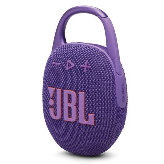 JBL Clip 5 Portable Wireless Speaker | Purple | 7W RMS | Bluetooth 5.3 | IP67 Waterproof & Dustproof | Up to 12 Hours Playtime | Auracast™