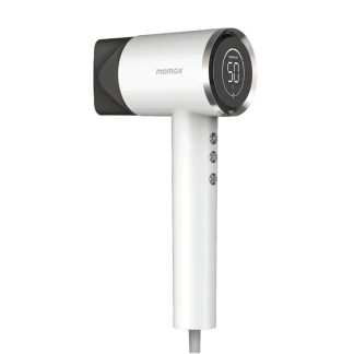 MOMAX Ultra Hair Ultra-Speed ION Hair Dryer – White