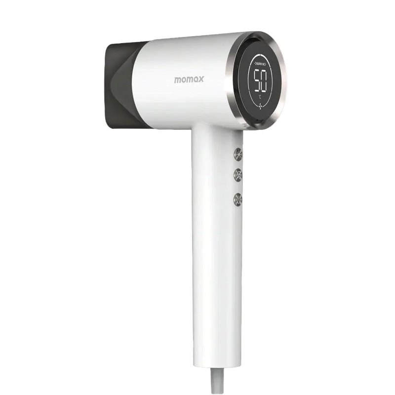 MOMAX Ultra Hair Ultra-Speed ION Hair Dryer – White