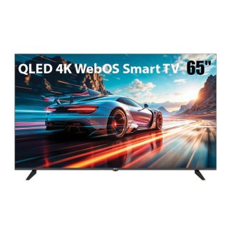 OSCAR OS65QLEDW | 65-inch Frameless QLED 4K UHD WebOS Smart TV with Magic Remote
