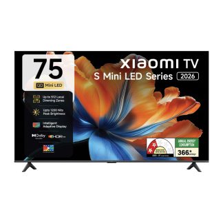 Xiaomi TV S Mini LED 75 2026 | Mini LED Display | 4K Ultra HD | 144Hz Refresh Rate | Dolby Vision | Dolby Atmos | Google TV