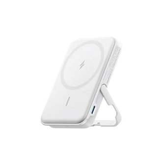Anker MagGo Power Bank – 5,000mAh | 7.5W | Magnetic | Foldable Stand | White