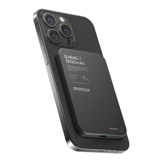 MOMAX Q.Mag X 5000mAh Gen 2 15W Ultra Slim MagSafe Wireless Power Bank